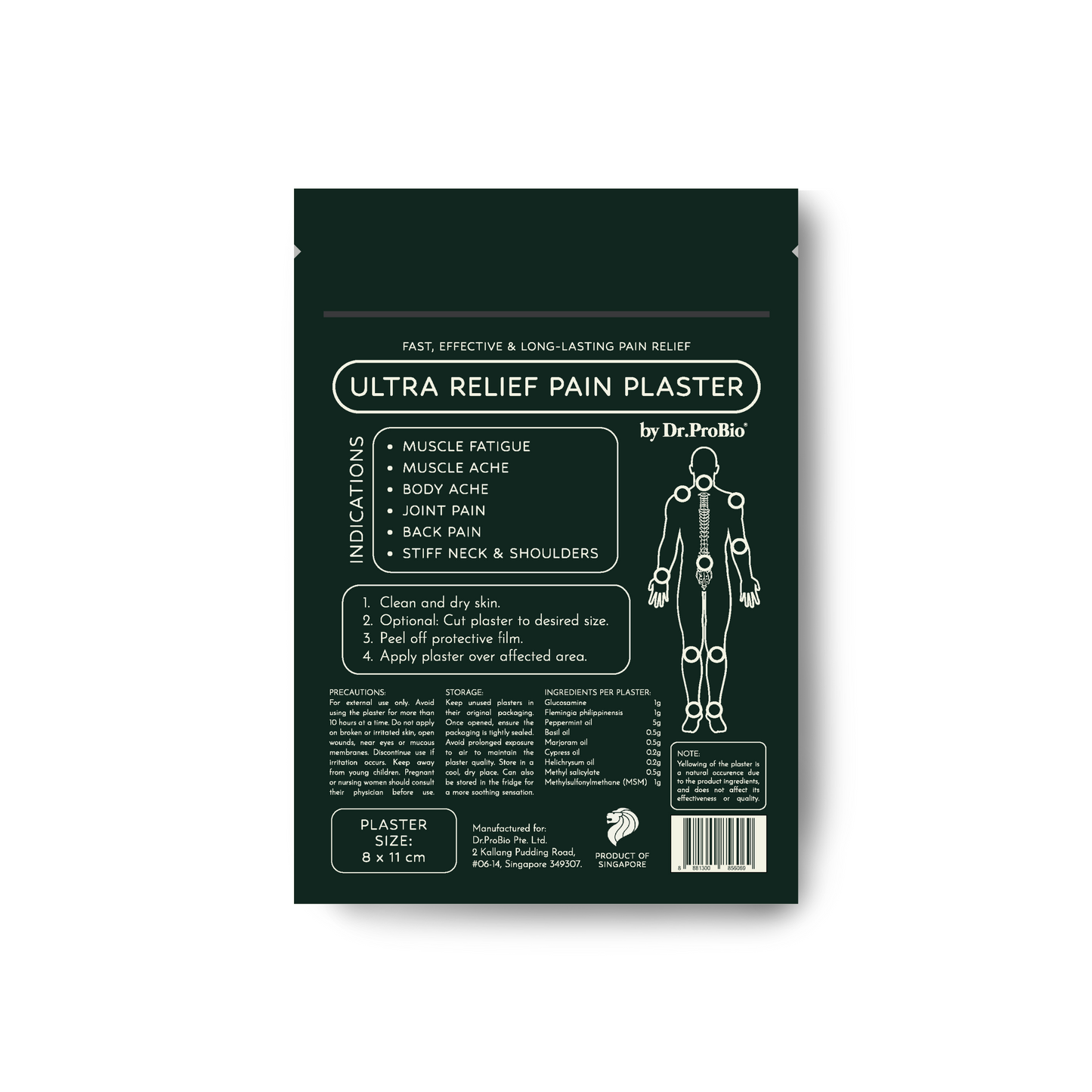 Ultra Relief Pain Plaster (5 Pieces)