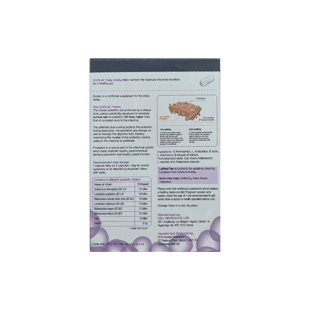 Duolac Daily Vitality Probiotics 60s