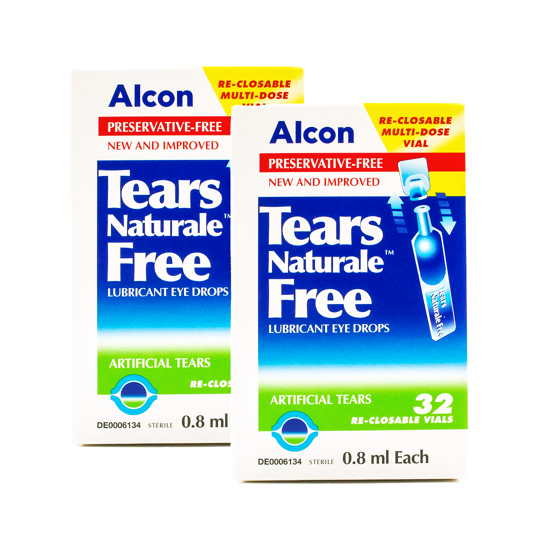 Tears Naturale Free 0.8ml Lubricating Eye drop (32 Vials)
