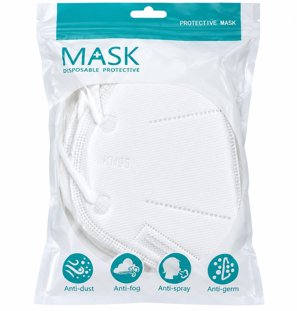 KN95 Disposable Protective Mask (10's)