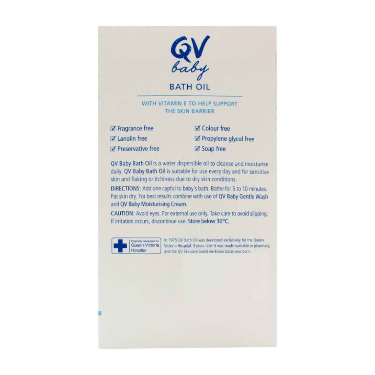 QV Baby Bath Oil 250ml