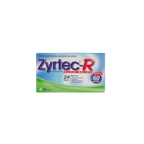 Zyrtec-R 24HR 10mg (10 Tablets)