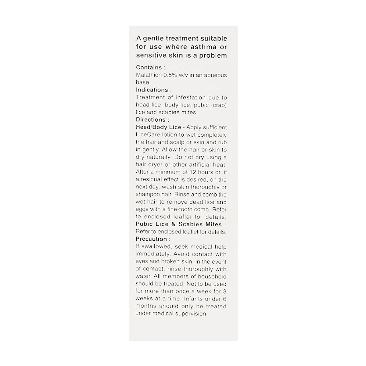 Lice Care Lotion 50ml