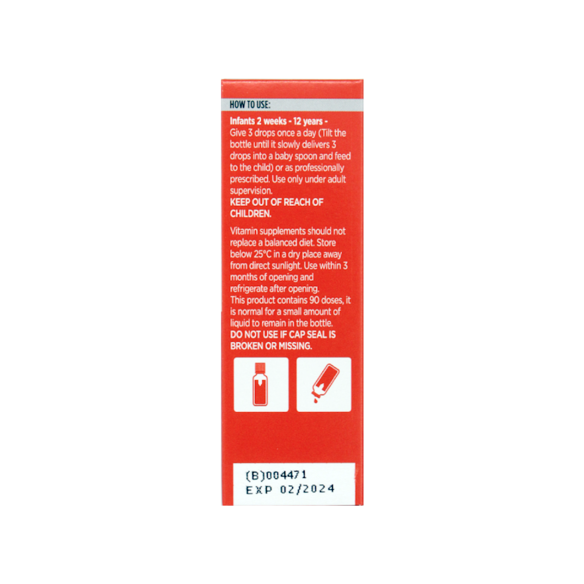 Blackmores SuperKids Baby D3 Drops 12ml