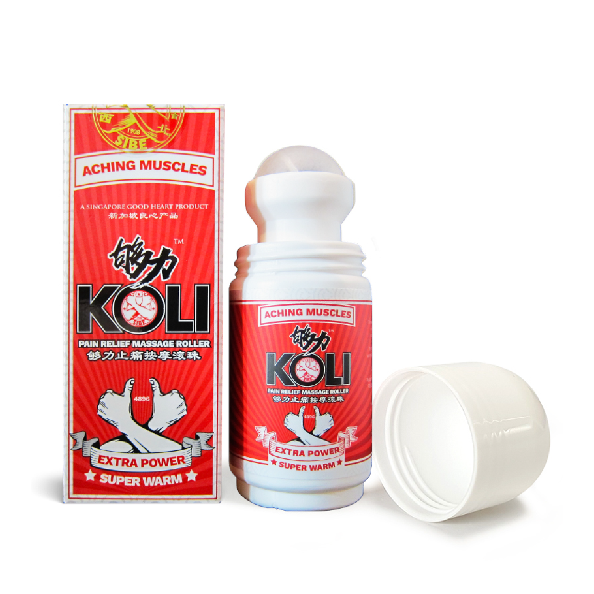 Koli Super Warm Pain Relief Massage Roller 60ml