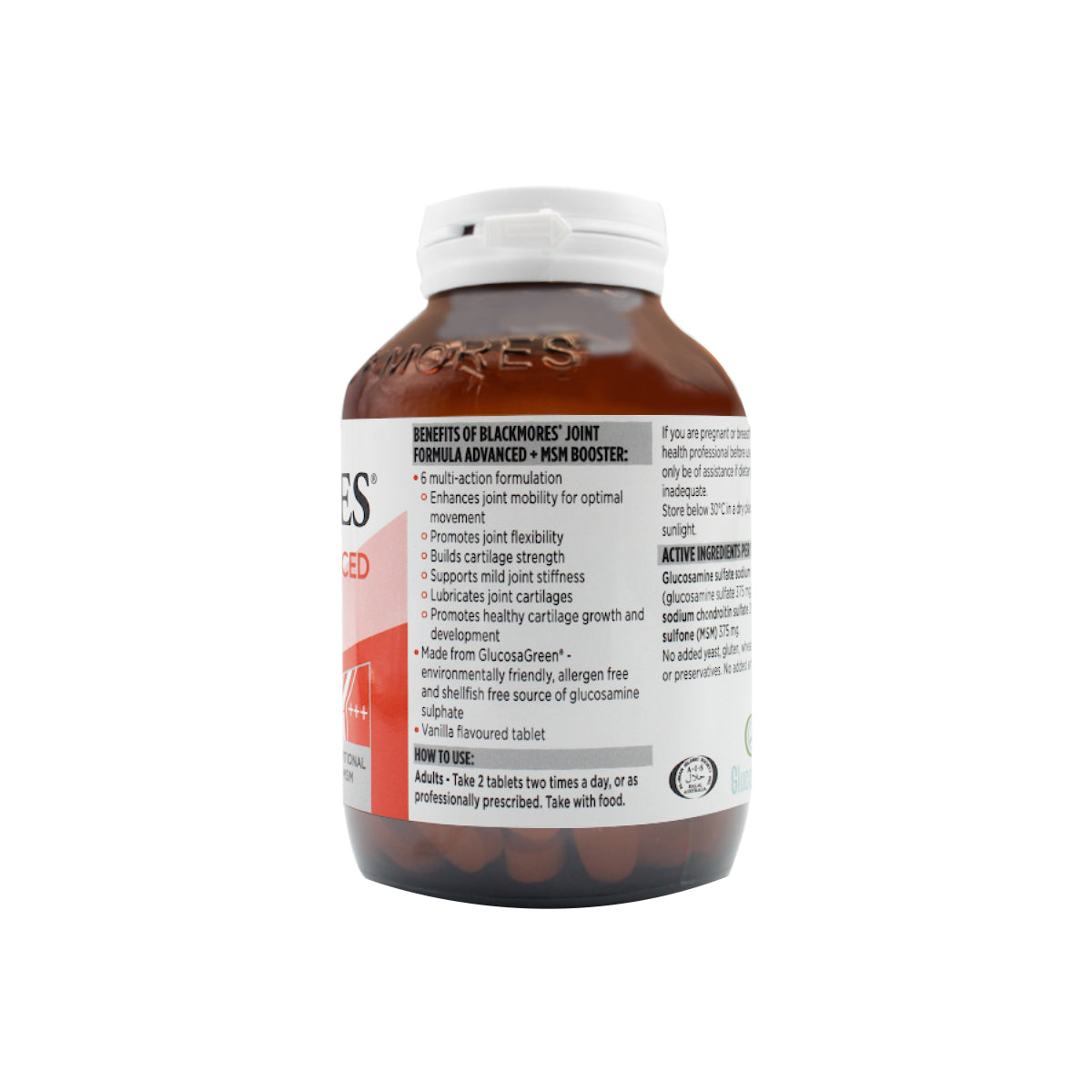 Blackmores Joint Formula Advanced with MSM Booster 120 Tablets