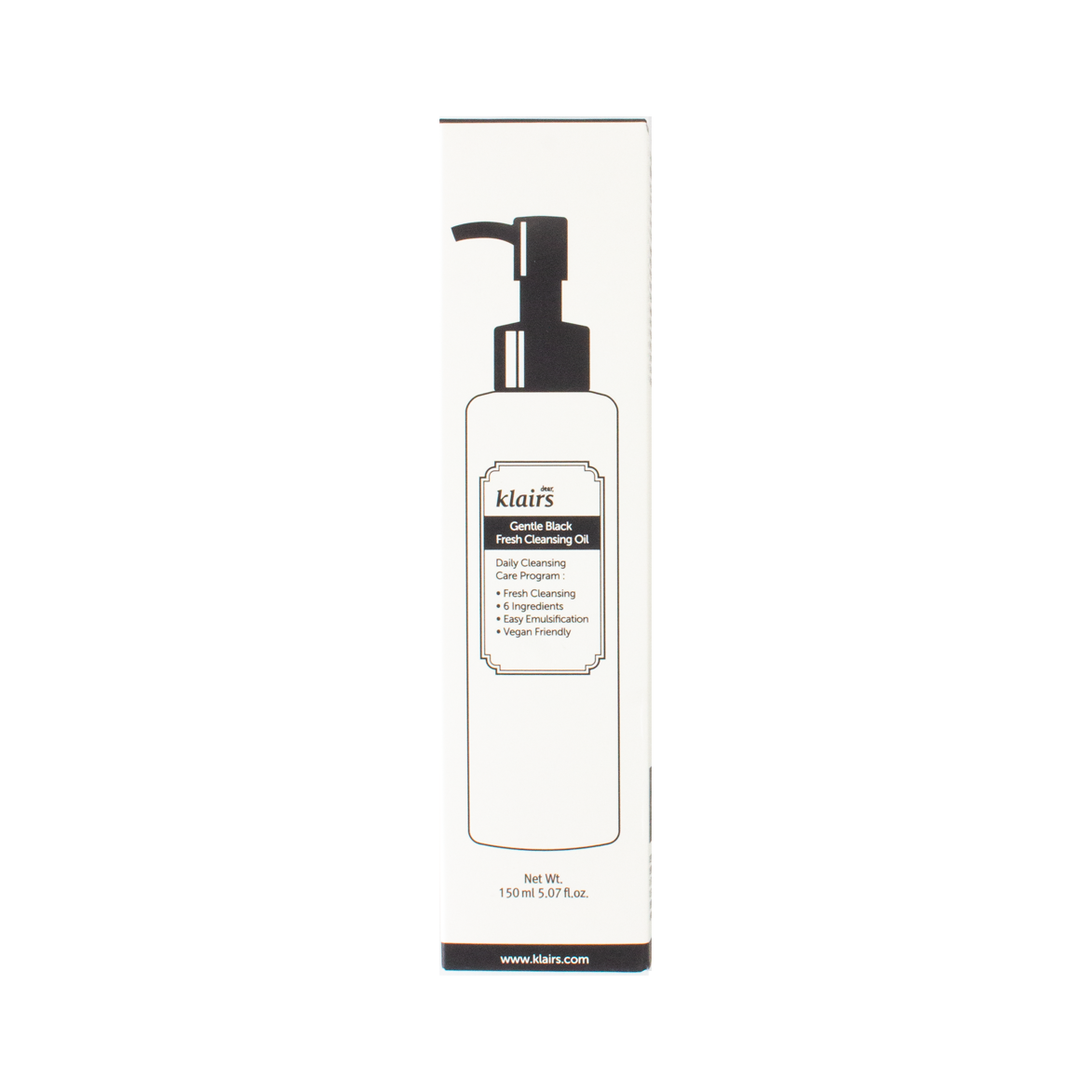 Dear Klairs Gentle Black Fresh Cleansing Oil 150ml