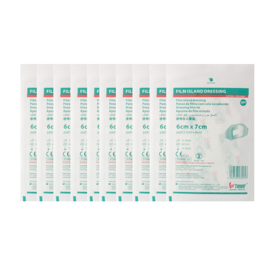 Winner Waterproof Dressing With Pad 6cm x 7cm (10pcs)
