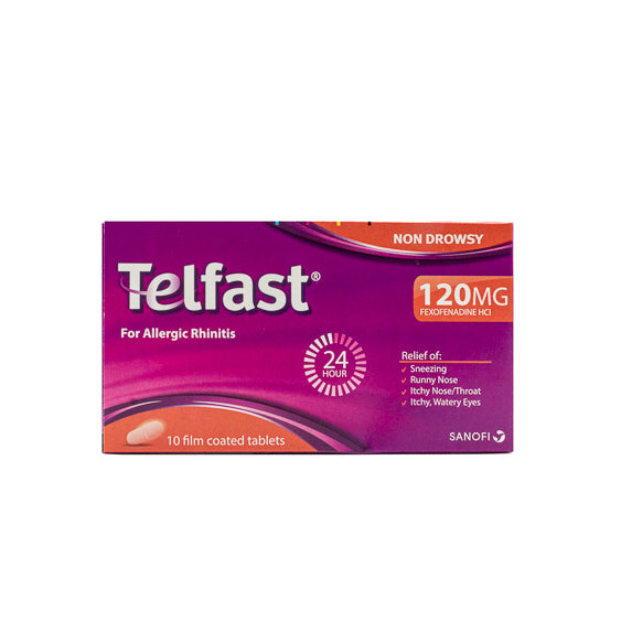 Telfast 120mg 10 Tablets Louree