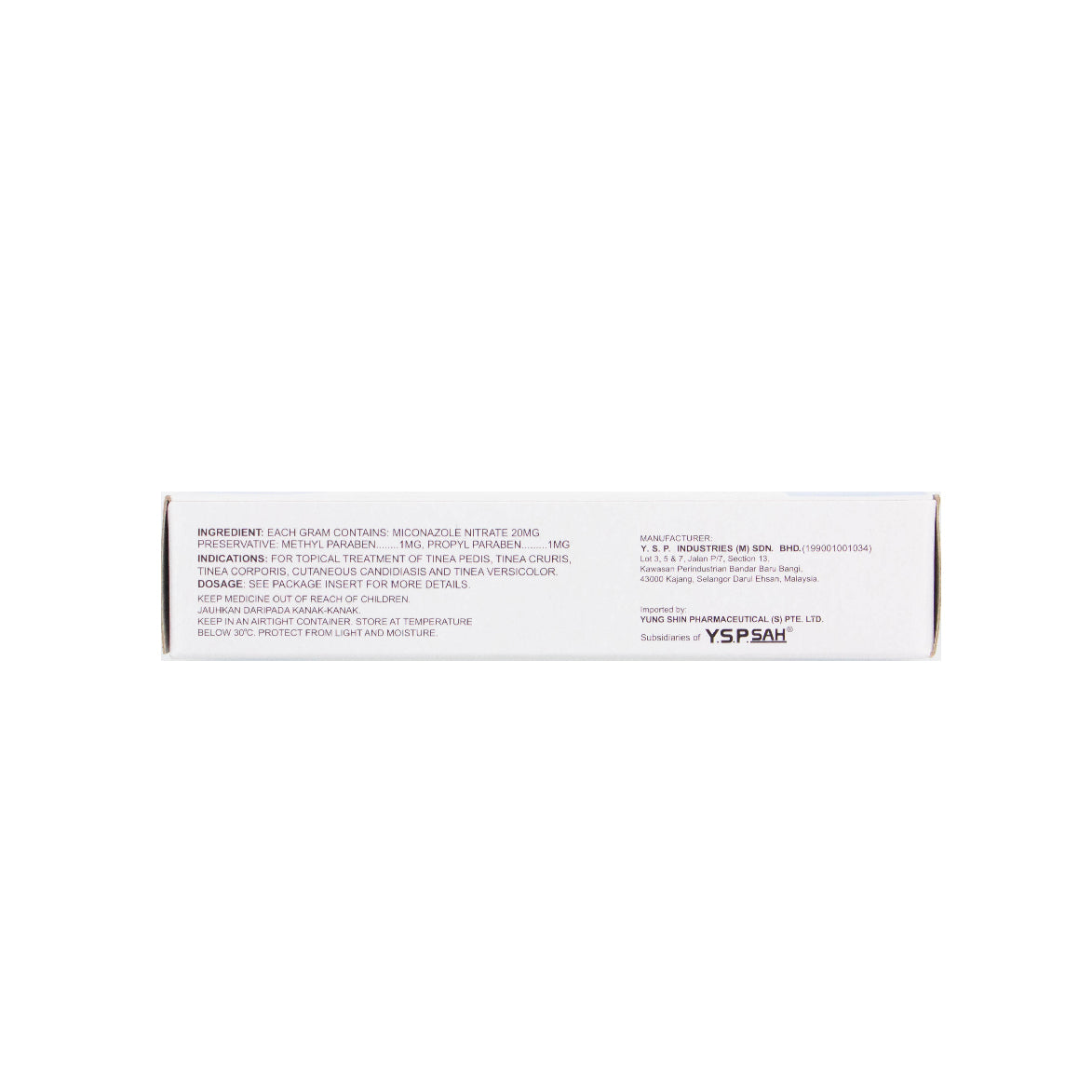 Antifungal Cream 20mg/g (Miconazole) 10g
