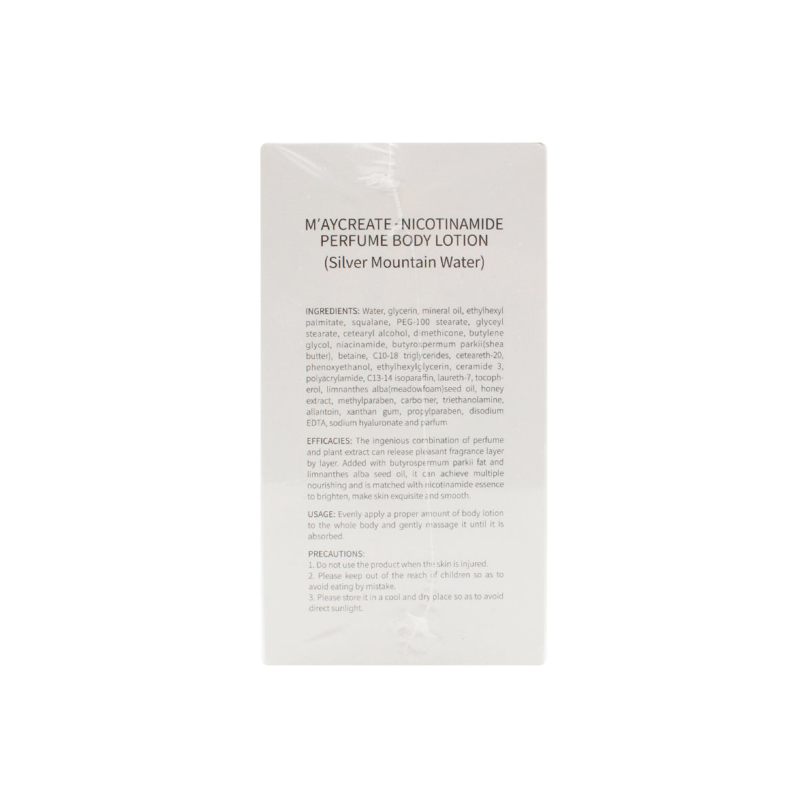 M'ayCreate Nicotinamide Perfume Body Lotion