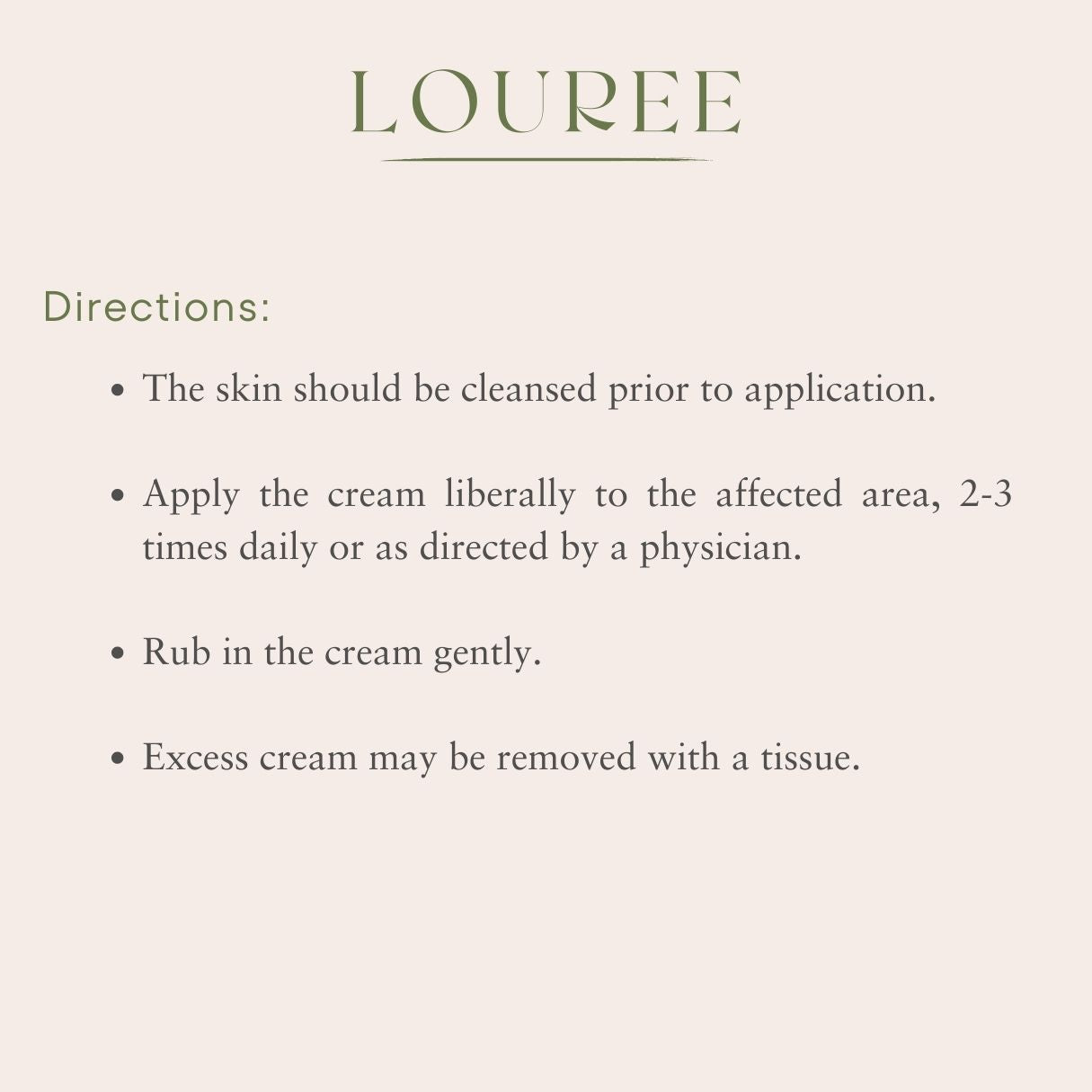 aqurea moisturing cream application