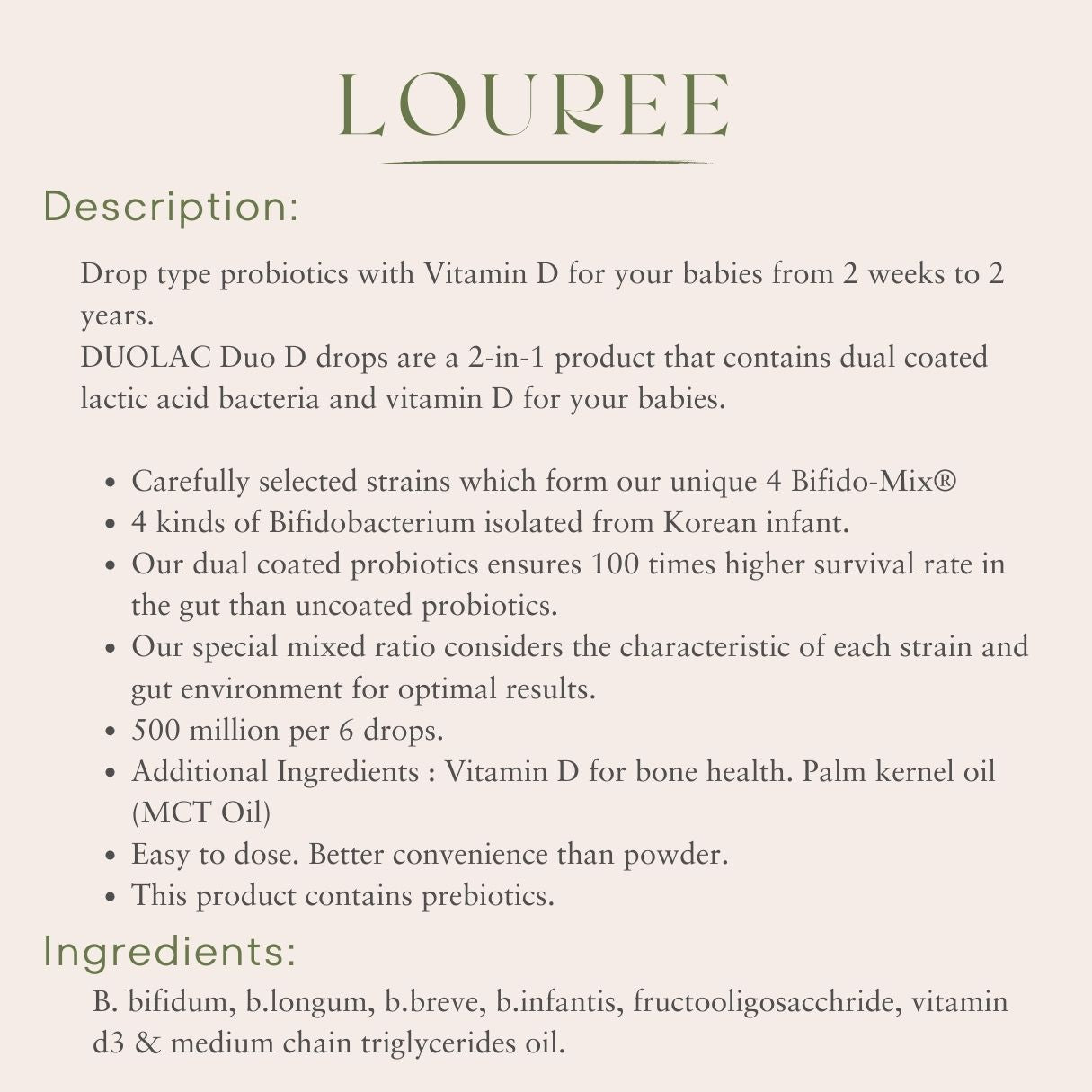 Duolac Duo D-Drop 7.5ml