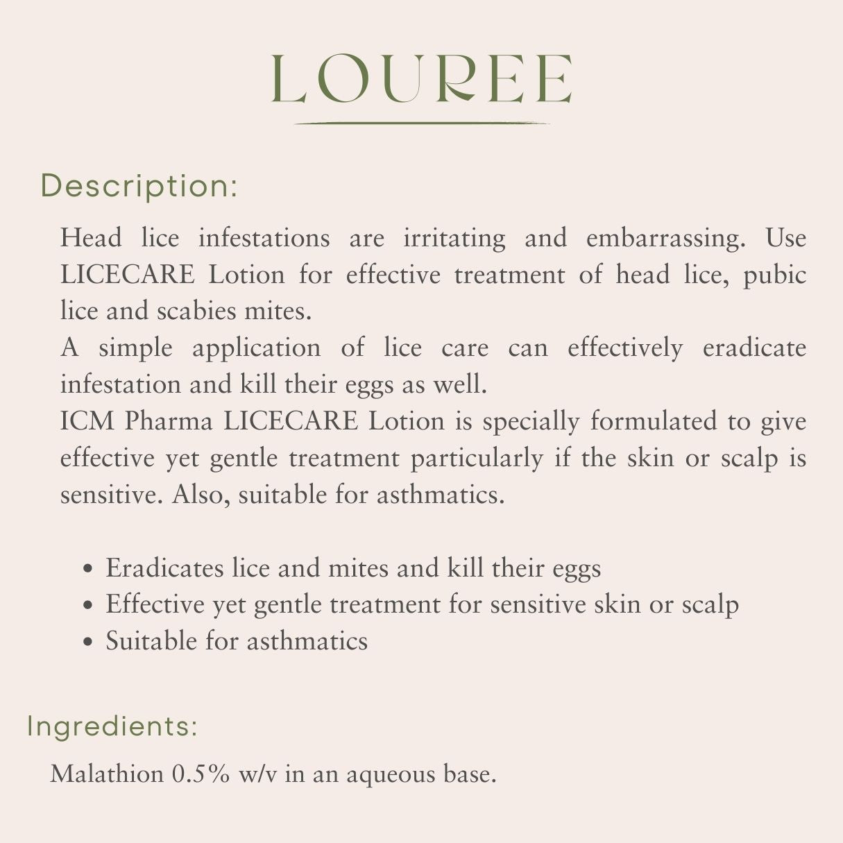 Lice Care Lotion 50ml