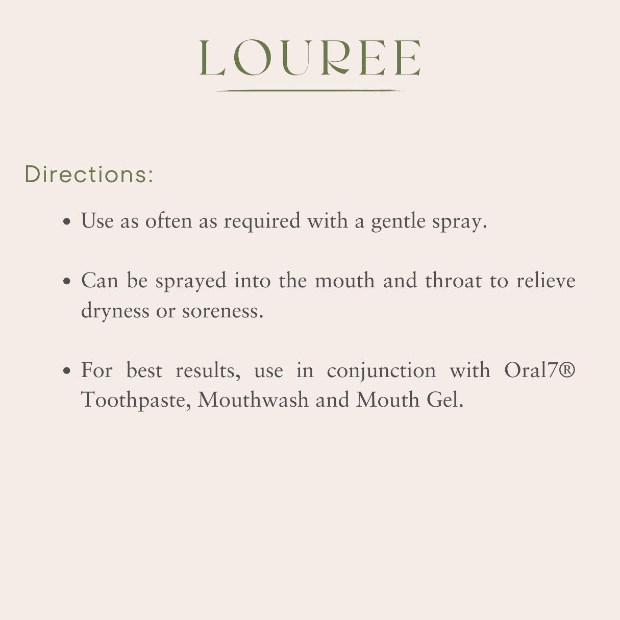 Oral 7 Mouth Spray 50ml