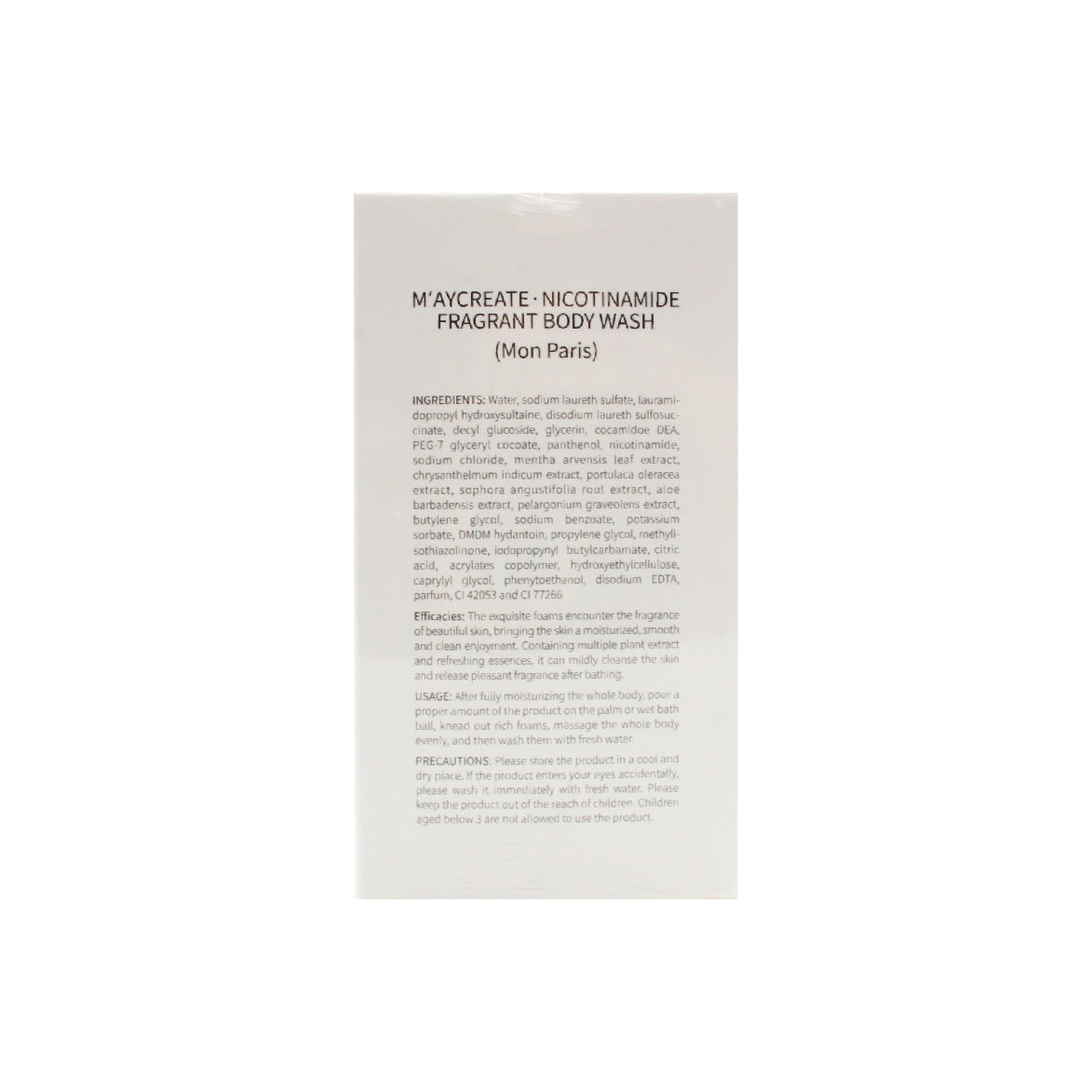 M'ayCreate Nicotinamide Fragrant Body Wash