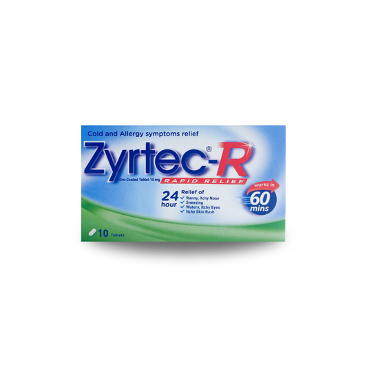 Zyrtec-R 24HR 10mg (10 Tablets)