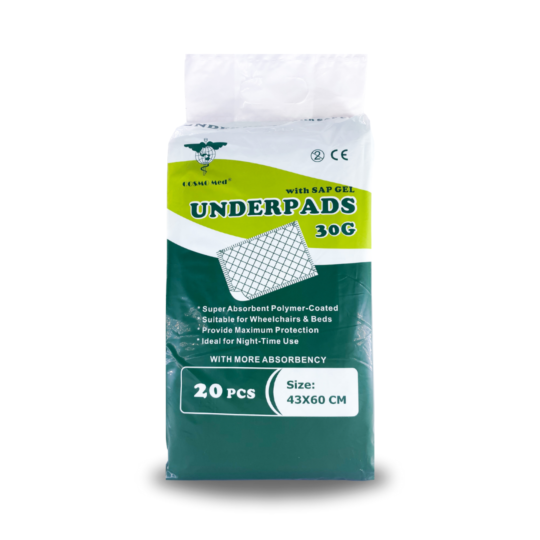 Cosmo Med Underpads 30G 43cm x 60cm (20 Pieces)