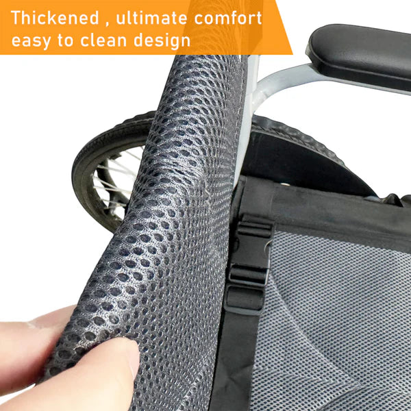 Economical Self-Push Lightweight Wheelchair (Carbon Steel)