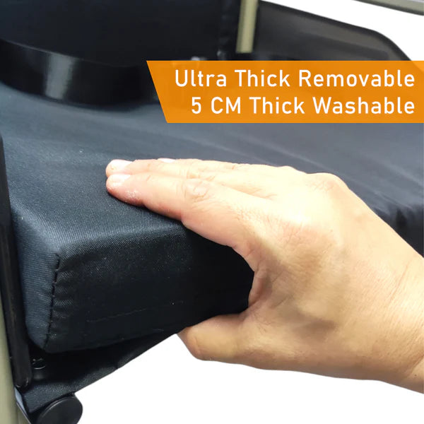 Heavy Duty Self-Push Wheelchair with Anti Tipper