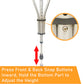 Foldable Detachable Lightweight Underarm Crutches With Height Adjustment
