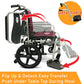 Armrest Lift Up & Footrest Detachable Pushchair with Anti Tipper 16 Inch