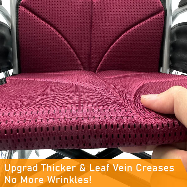 Armrest Lift Up & Footrest Detachable Self-Push Wheelchair with Anti Tipper 18 Inch