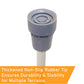 Foldable Detachable Lightweight Underarm Crutches With Height Adjustment