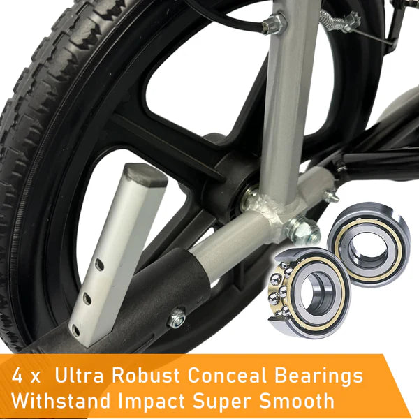 Armrest Lift Up & Footrest Detachable Pushchair with Anti Tipper 16 Inch