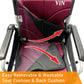 Armrest Lift Up & Footrest Detachable Pushchair with Anti Tipper 16 Inch