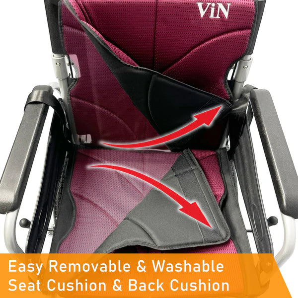 Armrest Lift Up & Footrest Detachable Pushchair with Anti Tipper 16 Inch