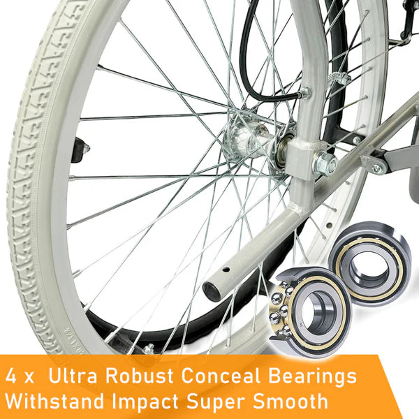 Self-Push Lightweight Wheelchair (Aluminum Alloy)