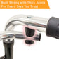Elderly Walking Frame with changeable 2 wheels, bag and seat board