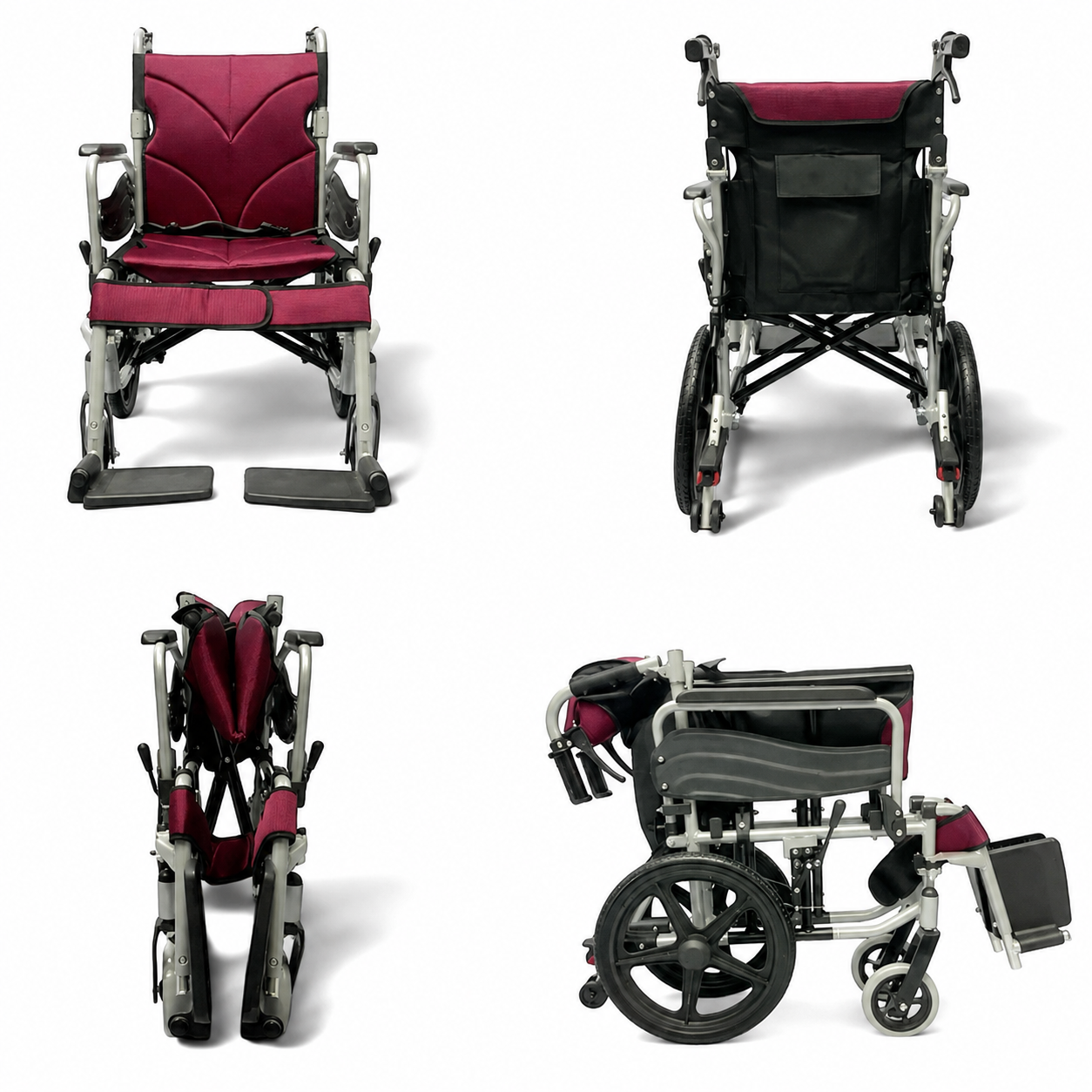 Armrest Lift Up & Footrest Detachable Pushchair with Anti Tipper 18 Inch