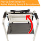 Elderly Walking Frame with changeable 2 wheels, bag and seat board