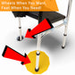 Elderly Walking Frame with changeable 2 wheels, bag and seat board