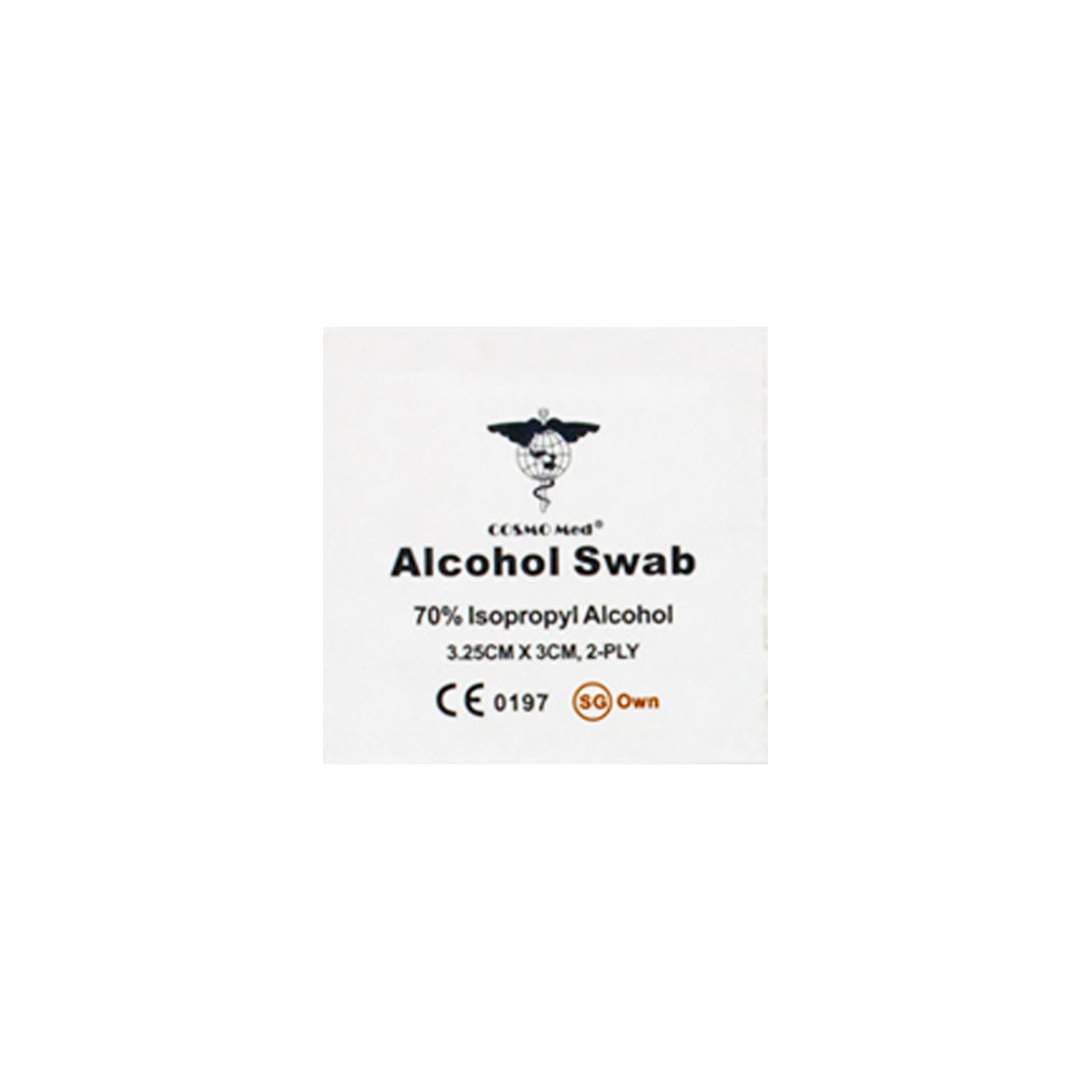 Cosmo Med Alcohol Swab 3.25cm x 3cm (200pcs)
