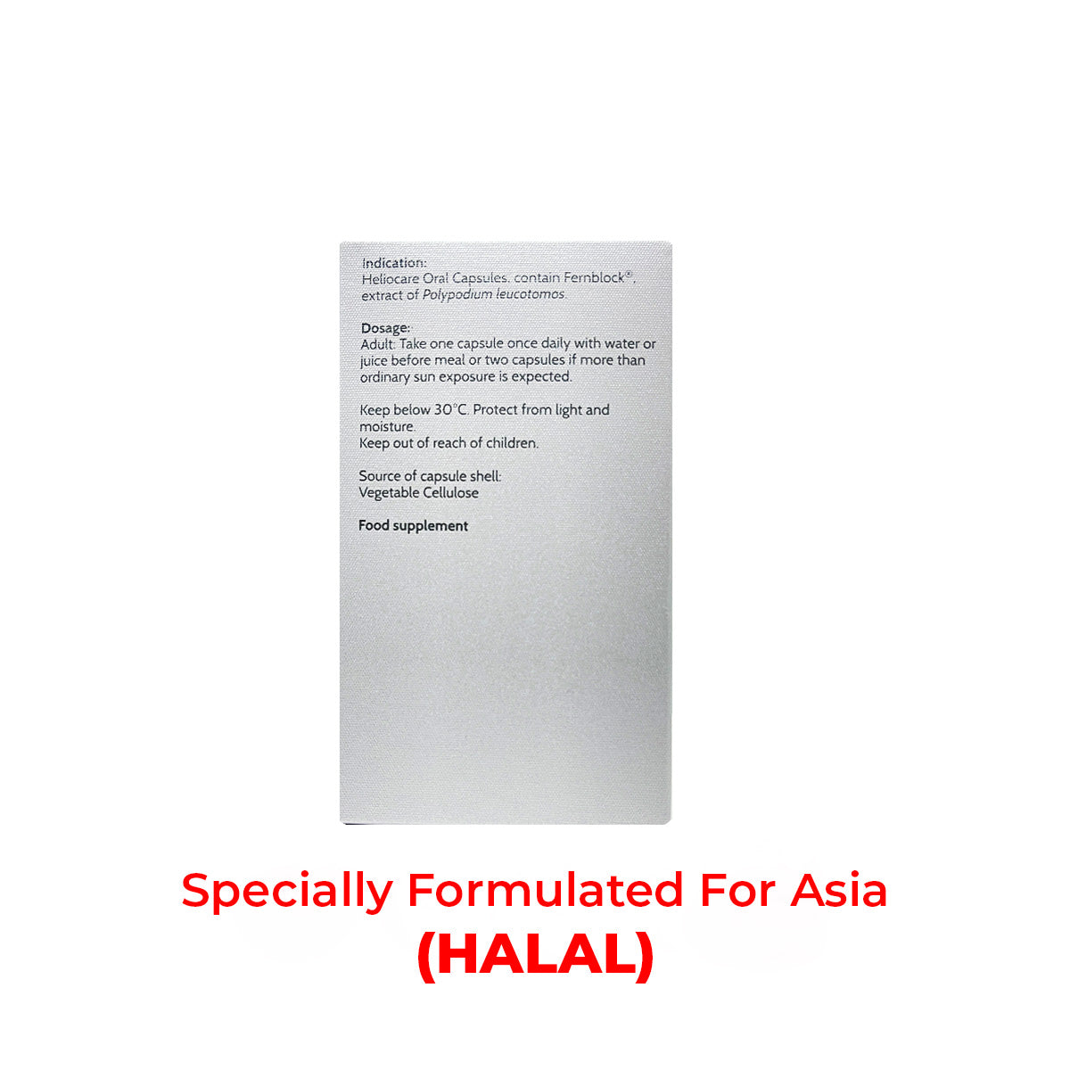 Heliocare Oral (ASIA) 60 Capsules HALAL