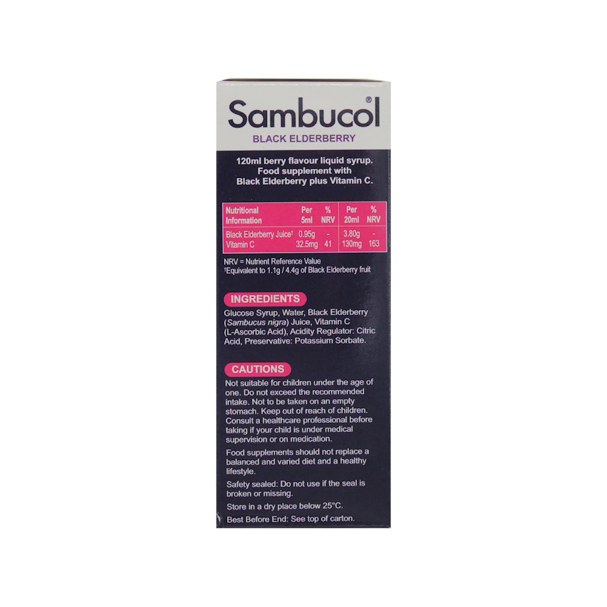 Sambucol Kids Formula 120ml (UK Version)