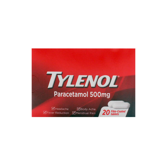 Tylenol (Paracetamol) 500mg (20 tablets)