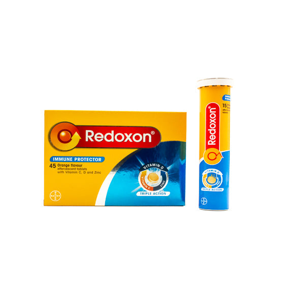 Redoxon Triple Action Effervescent Orange Flavor (45 Tablets)