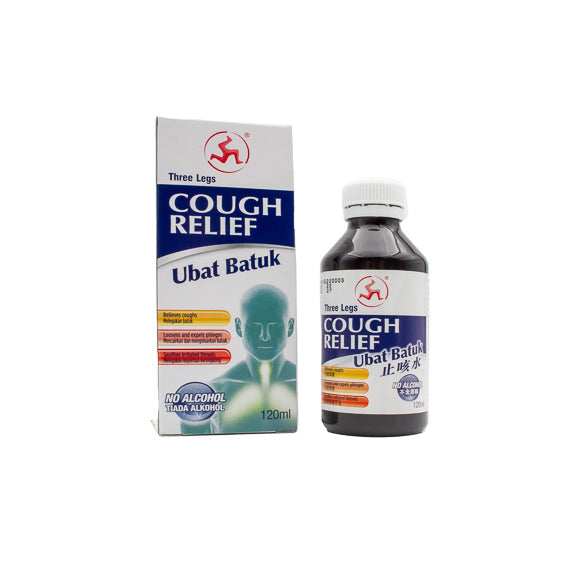 Three Legs Cough Relief Syrup 120ml